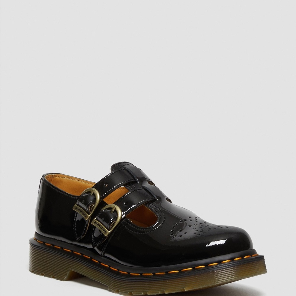 Dr. Martens Black Patent Leather Flats